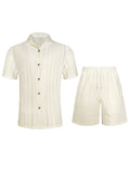 Breathable Short-Sleeve Shirt And Shorts Set