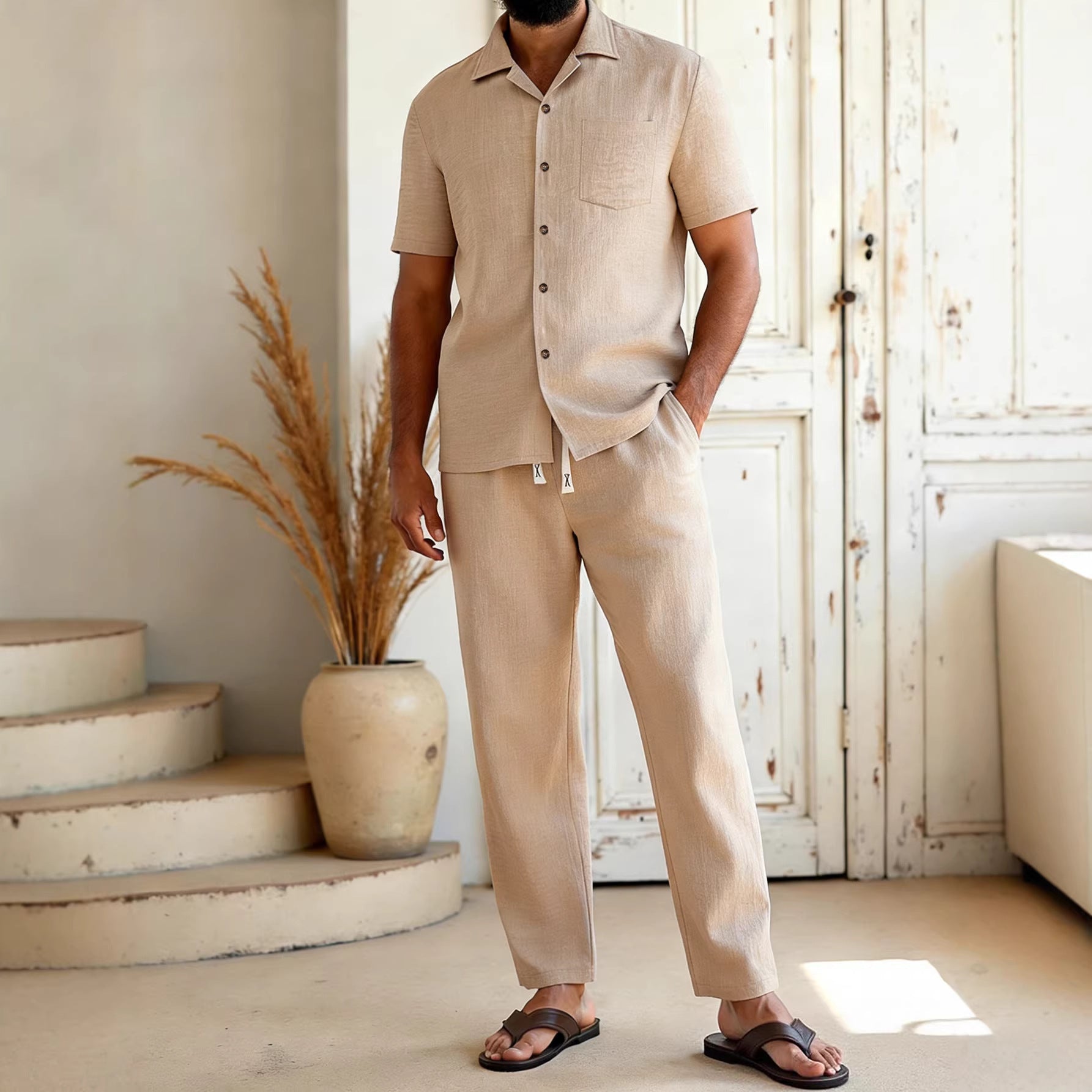 Casual Shirt and Pants Set