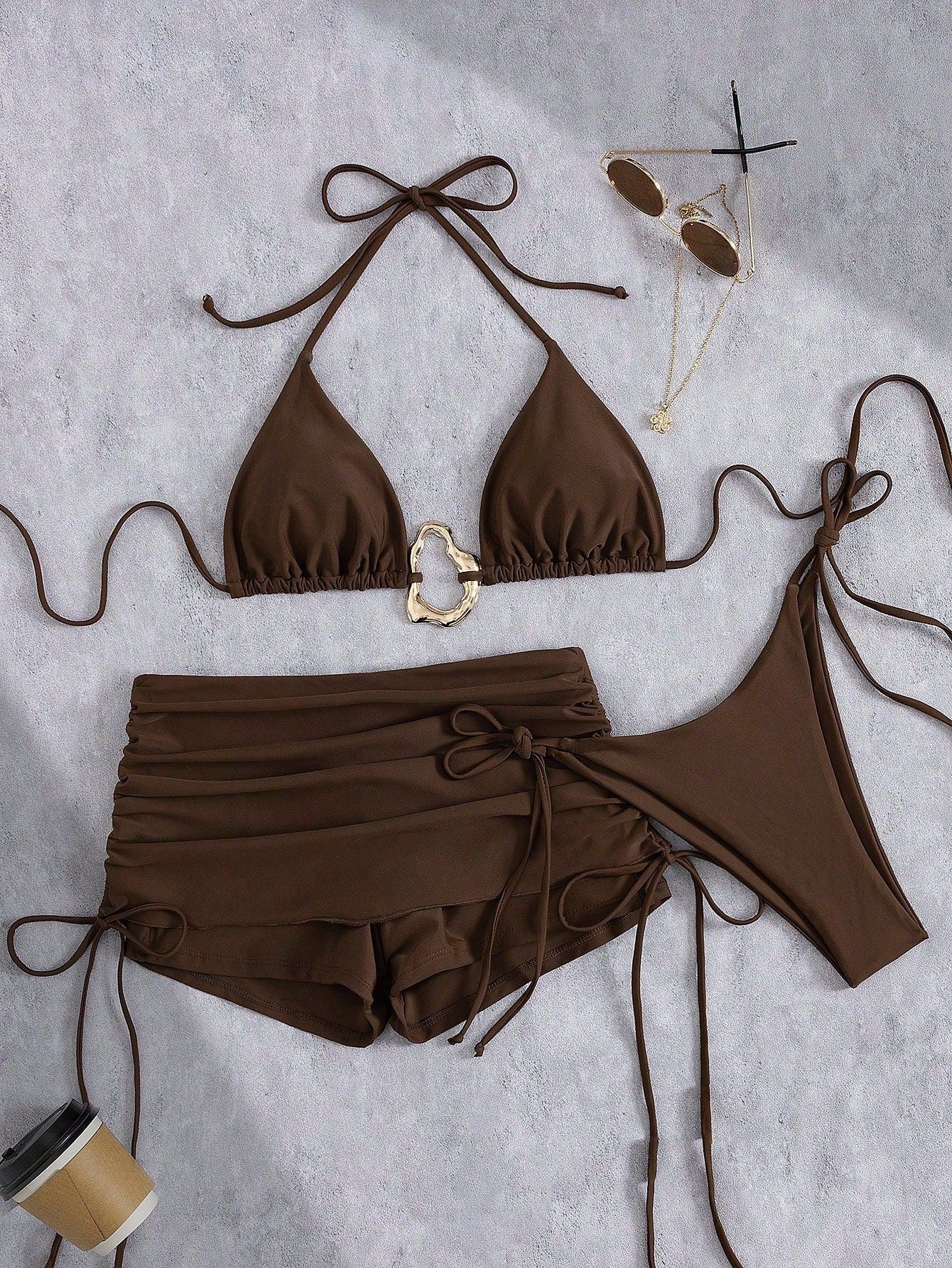 Three-Piece Bikini Set
