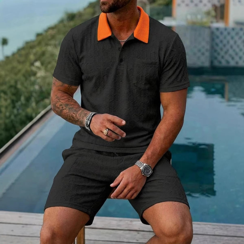 Mens Fashionable Short Sleeve Set