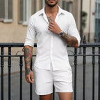 Casual Shirt and Shorts Set