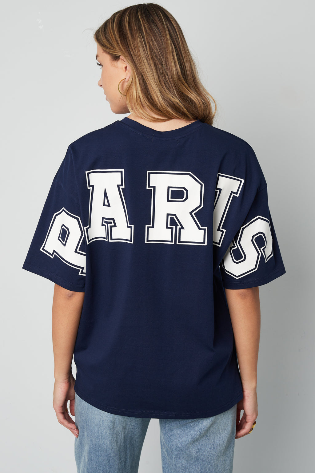 Cotton Women's T-shirt Casual Letters