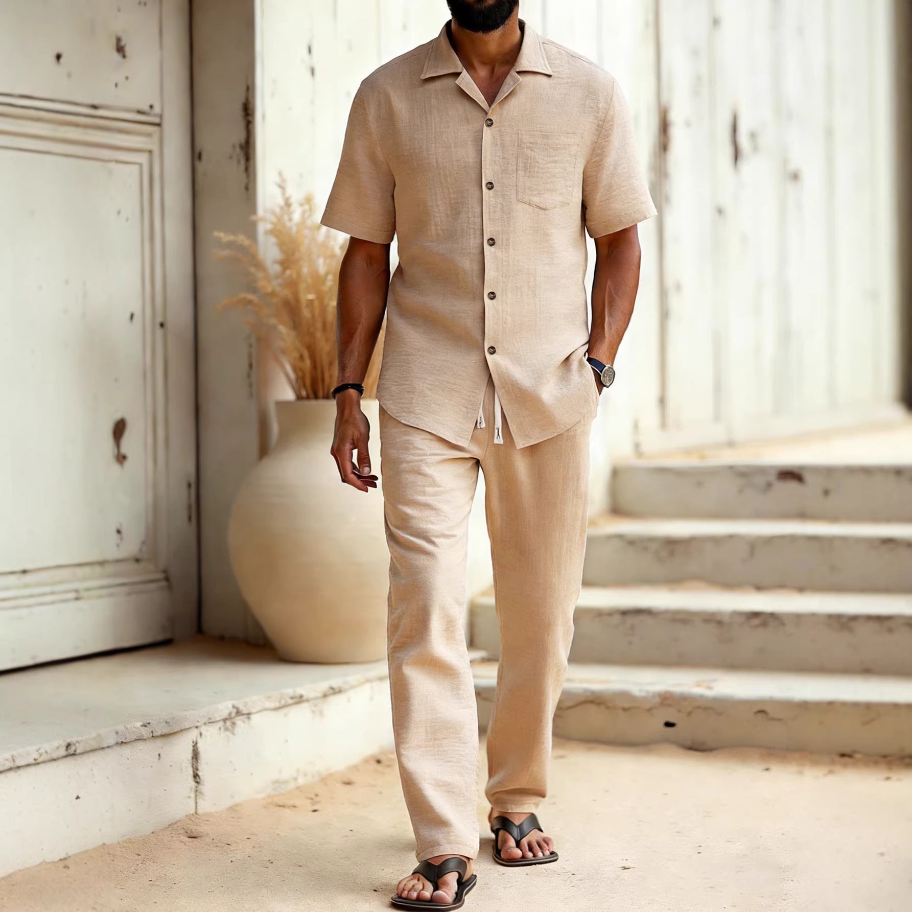 Casual Shirt and Pants Set