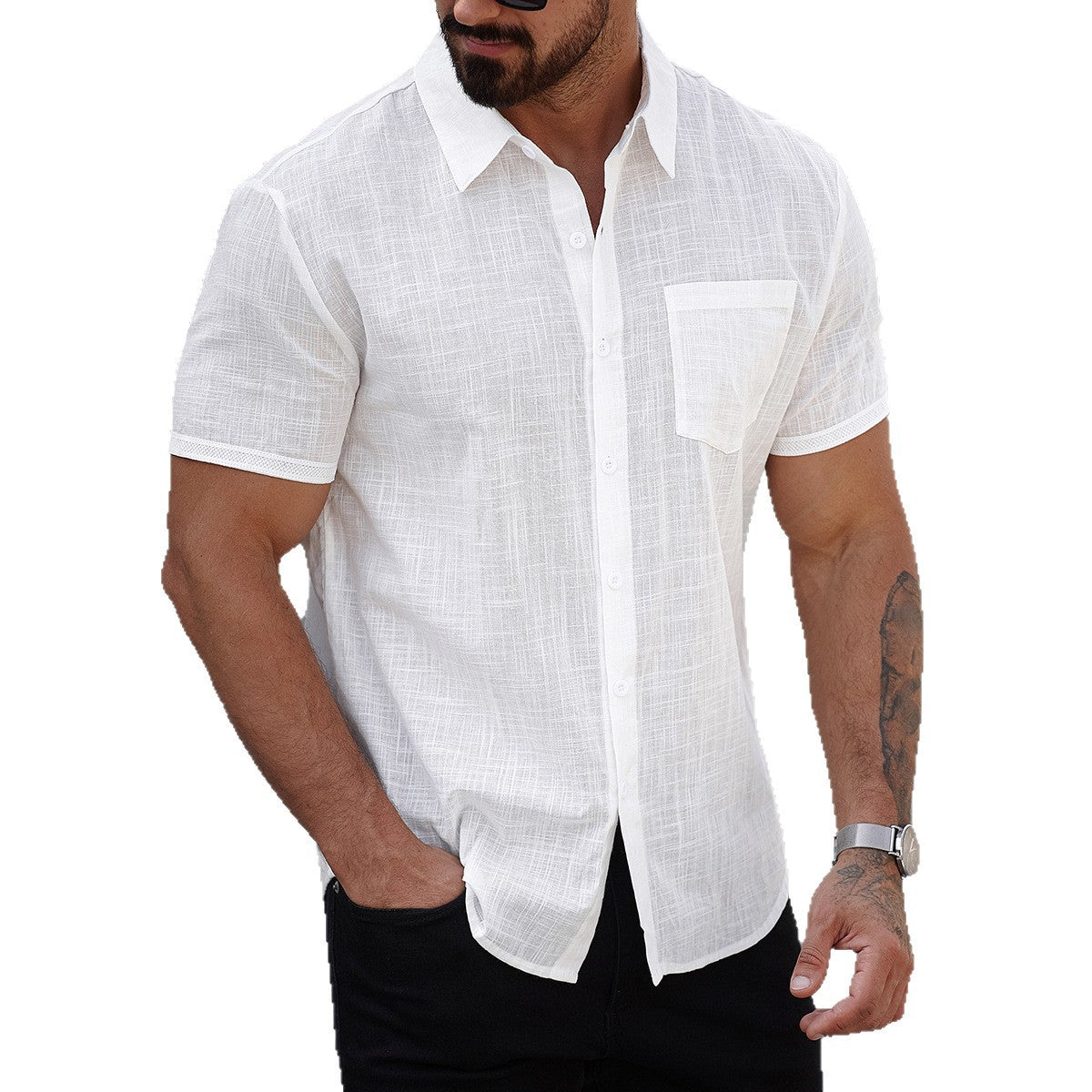 Short sleeve Cotton Shirt