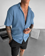 Short-Sleeve Casual Shirt