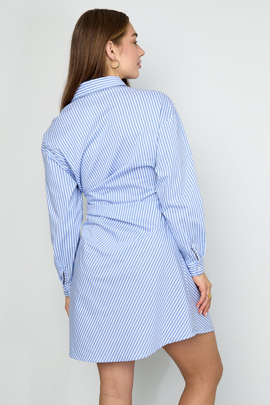 Knotted Blouse Dress