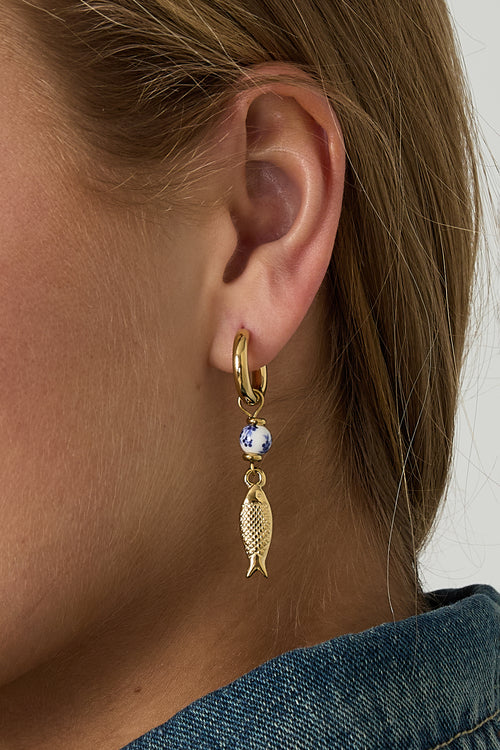 Stainless Steel Dangle Earrings fish Casual Holiday/Beach Simple Series Women's jewelry