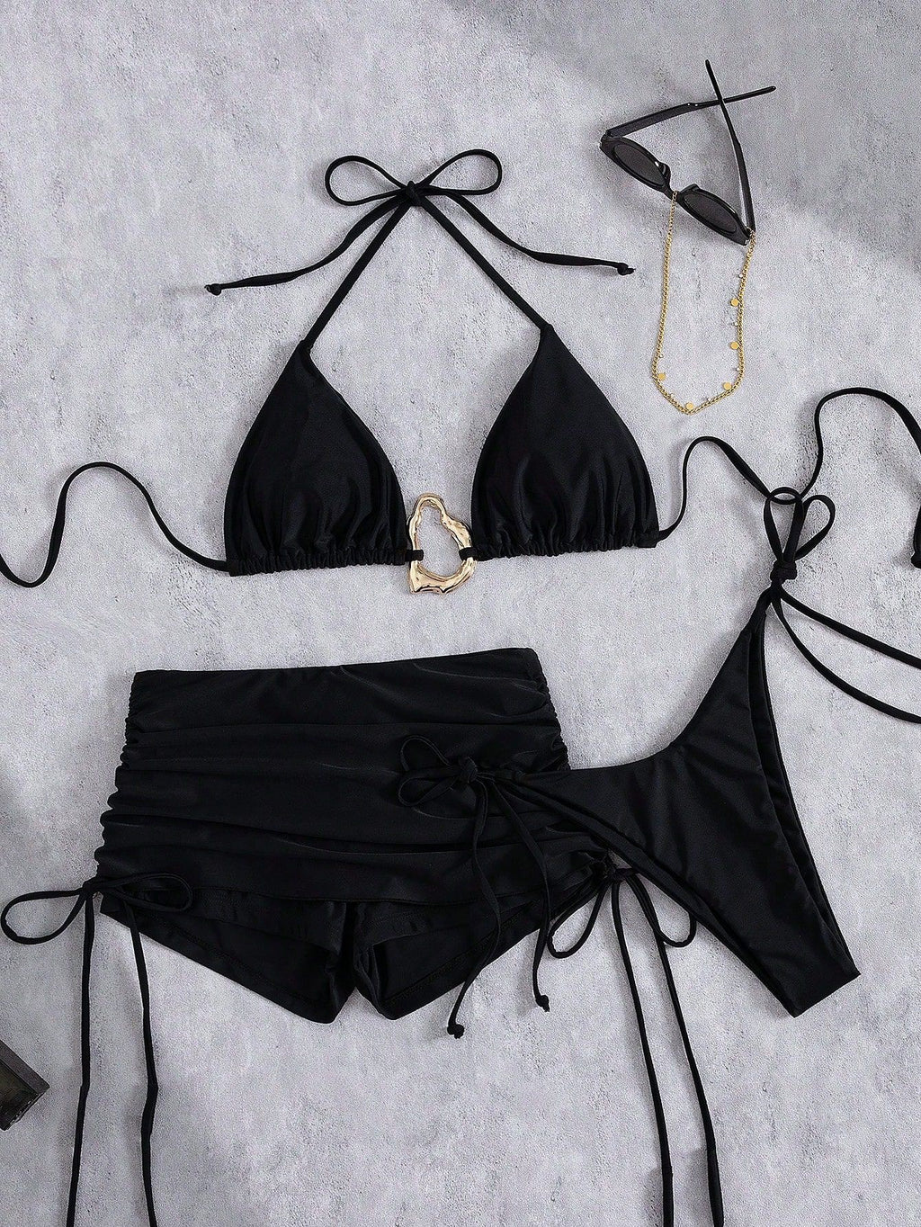 Three-Piece Bikini Set