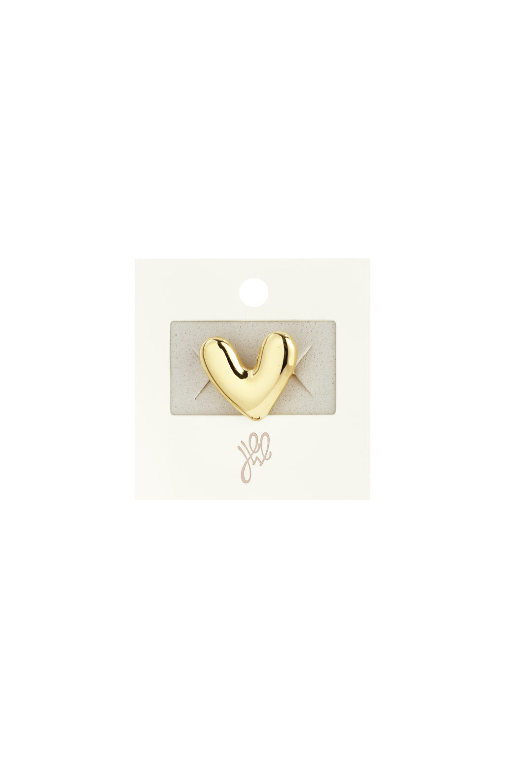 Statement ring funky heart